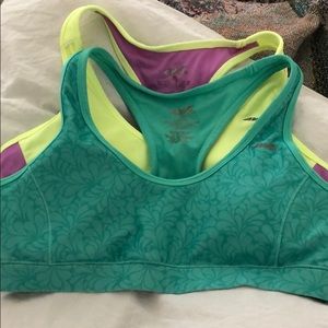 Two Avía sport bras